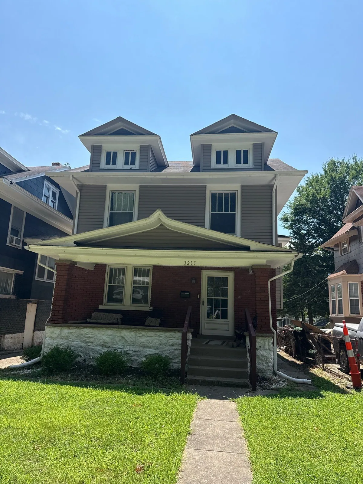 3235 Lockridge home photographed from the street
